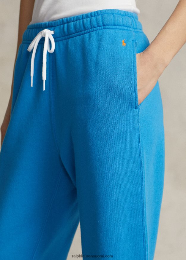 Ralph Lauren naiset fleece-urheiluhousut 0Z24ZR9107 jäätikön turkoosi