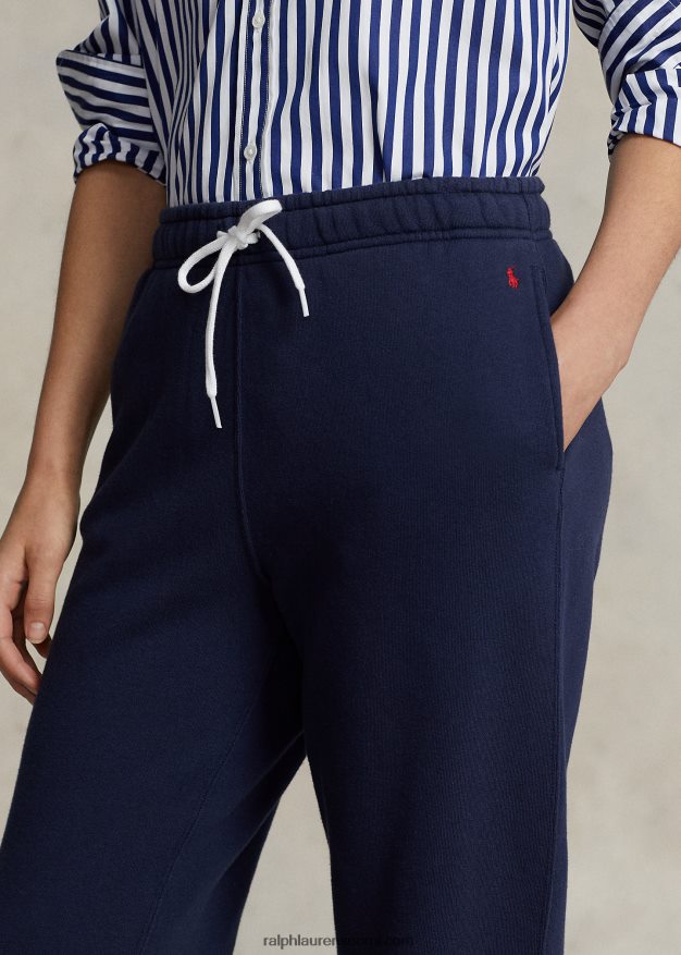 Ralph Lauren naiset fleece-urheiluhousut 0Z24ZR9108 risteilylaivasto