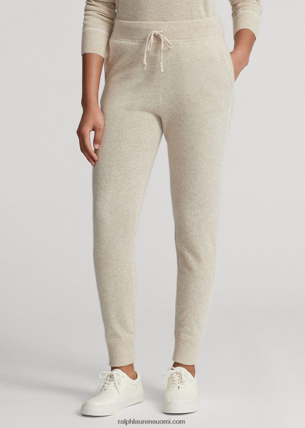 Ralph Lauren naiset kashmir lenkkeilyhousut 0Z24ZR3744 hiekka kanerva