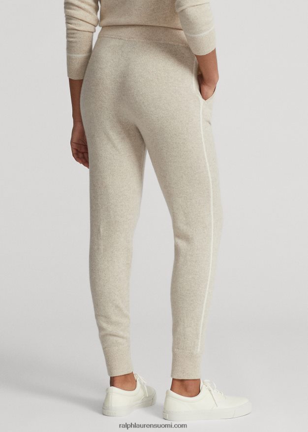 Ralph Lauren naiset kashmir lenkkeilyhousut 0Z24ZR3744 hiekka kanerva