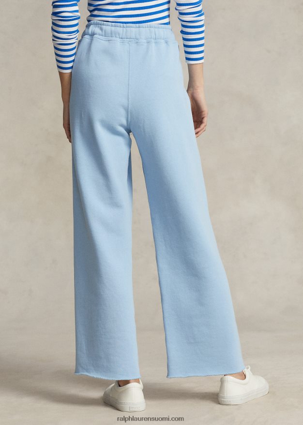 Ralph Lauren naiset katkaisuhelma fleece-housut 0Z24ZR3056 puuterinsininen