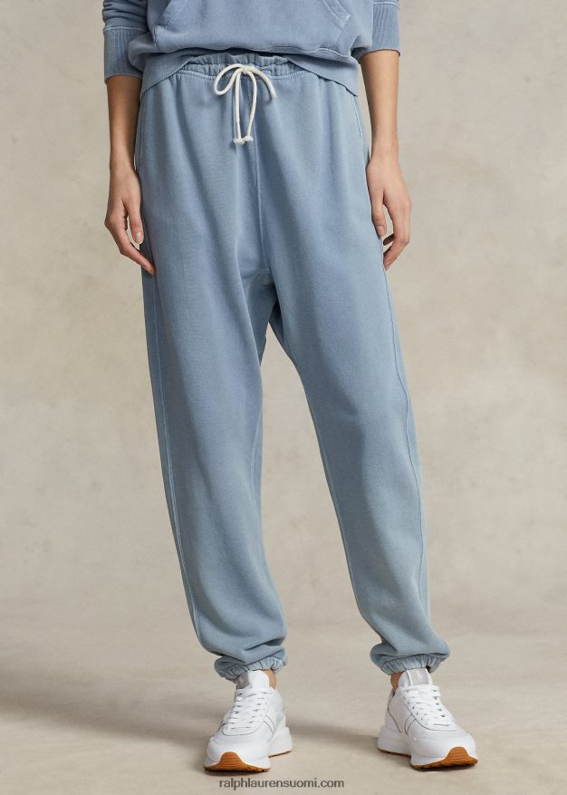 Ralph Lauren naiset luomupuuvillainen fleecejoggeri 0Z24ZR9194 indigo