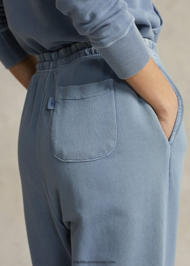 Ralph Lauren naiset luomupuuvillainen fleecejoggeri 0Z24ZR9194 indigo