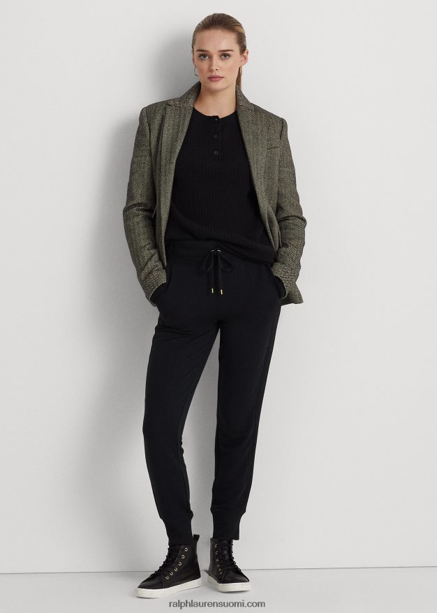 Ralph Lauren naiset neuloa lenkkeilyhousut 0Z24ZR4180 musta