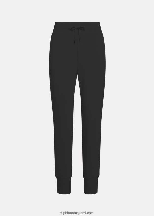 Ralph Lauren naiset neuloa lenkkeilyhousut 0Z24ZR4180 musta