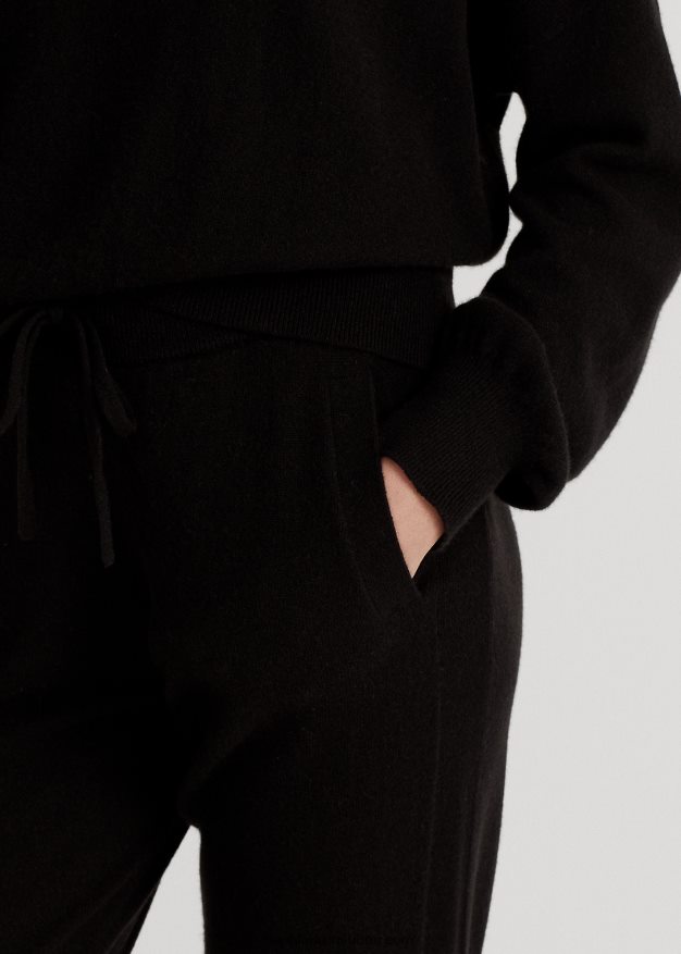 Ralph Lauren naiset pestävät kashmir lenkkeilyhousut 0Z24ZR9593 musta