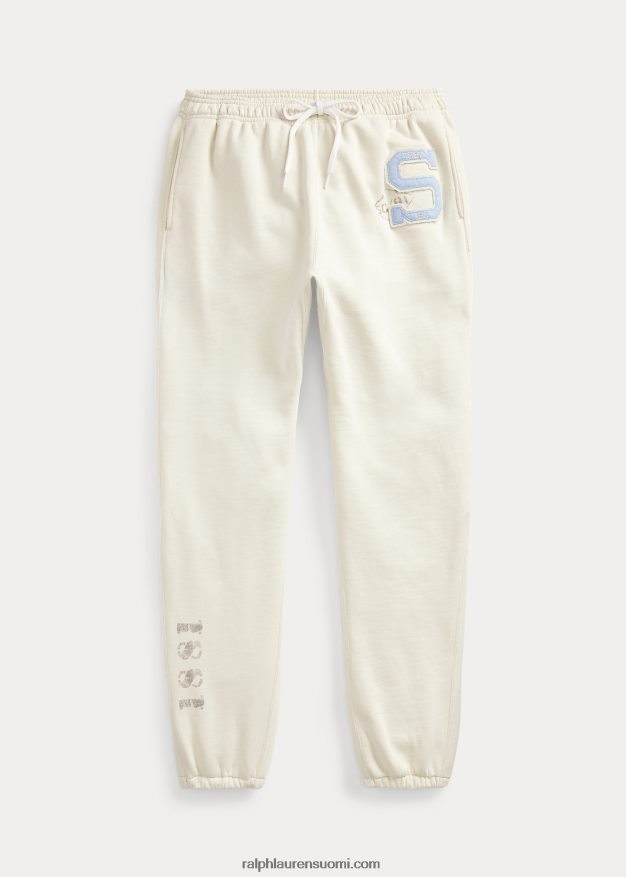 Ralph Lauren naiset spelman-kokoelman fleece-housut 0Z24ZR3320 ohje kerma