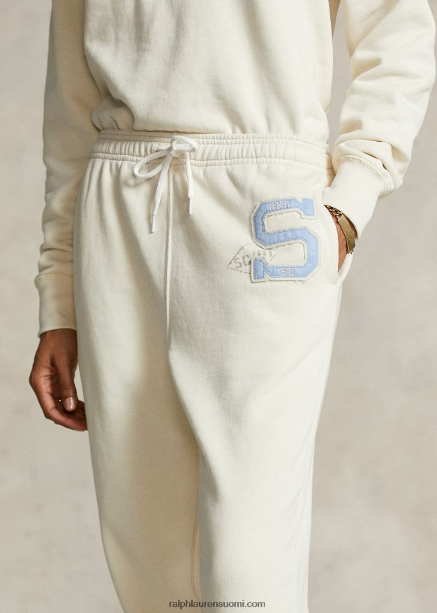 Ralph Lauren naiset spelman-kokoelman fleece-housut 0Z24ZR3320 ohje kerma