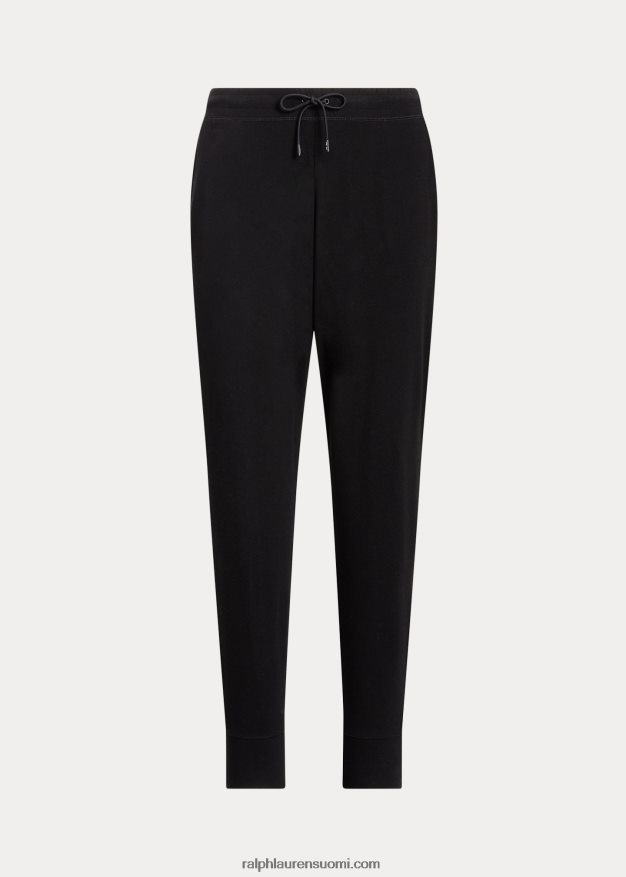 Ralph Lauren naiset suorituskyky jersey lenkkeilyhousut 0Z24ZR3765 musta