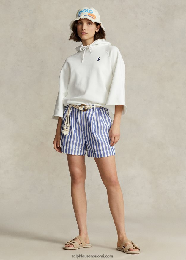 Ralph Lauren naiset fleecehuppari 0Z24ZR3068 kannenpesuaine valkoinen