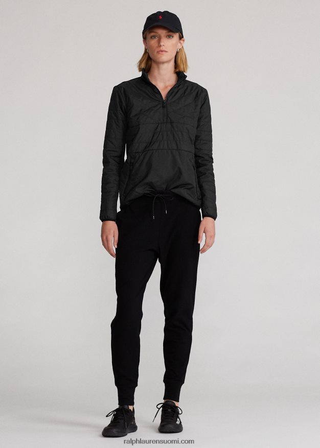 Ralph Lauren naiset hybridi neljännesvetoketjupusero 0Z24ZR3767 musta