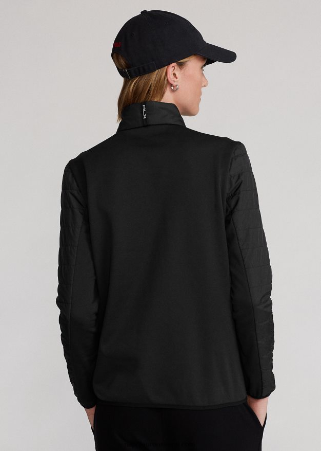 Ralph Lauren naiset hybridi neljännesvetoketjupusero 0Z24ZR3767 musta