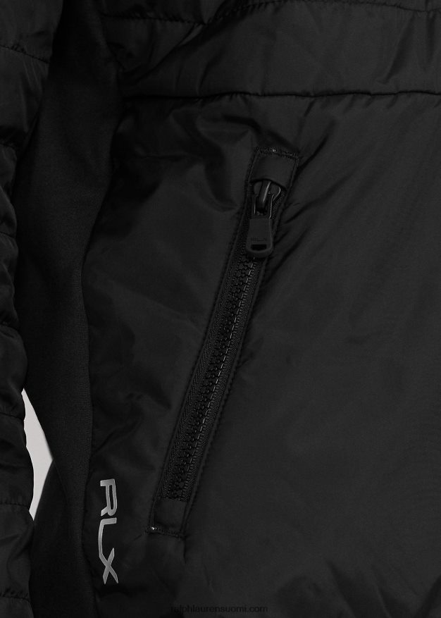 Ralph Lauren naiset hybridi neljännesvetoketjupusero 0Z24ZR3767 musta