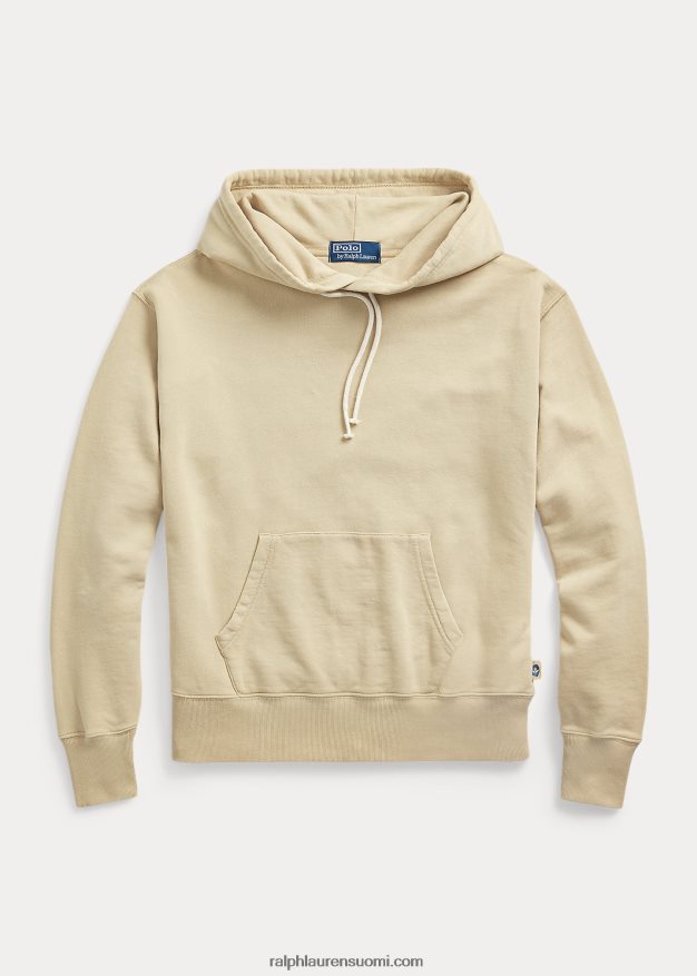 Ralph Lauren naiset luomupuuvillainen fleecehuppari 0Z24ZR3187 rusketus