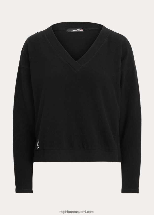 Ralph Lauren naiset neulepusero v-pääntiellä 0Z24ZR3770 musta