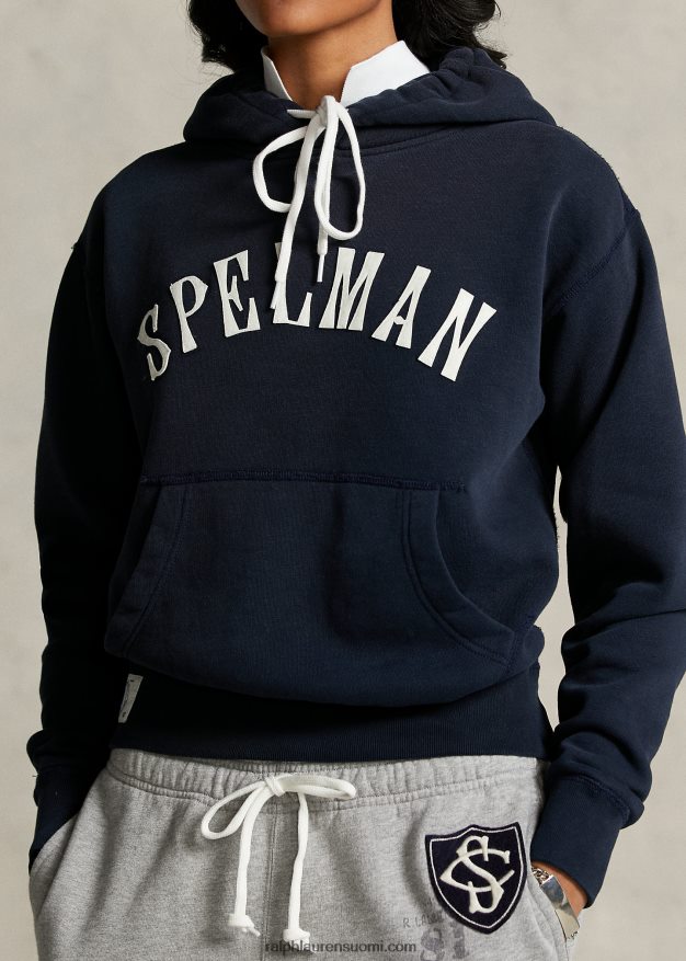 Ralph Lauren naiset spelman-kokoelman logohuppari 0Z24ZR3314 lentäjän laivasto