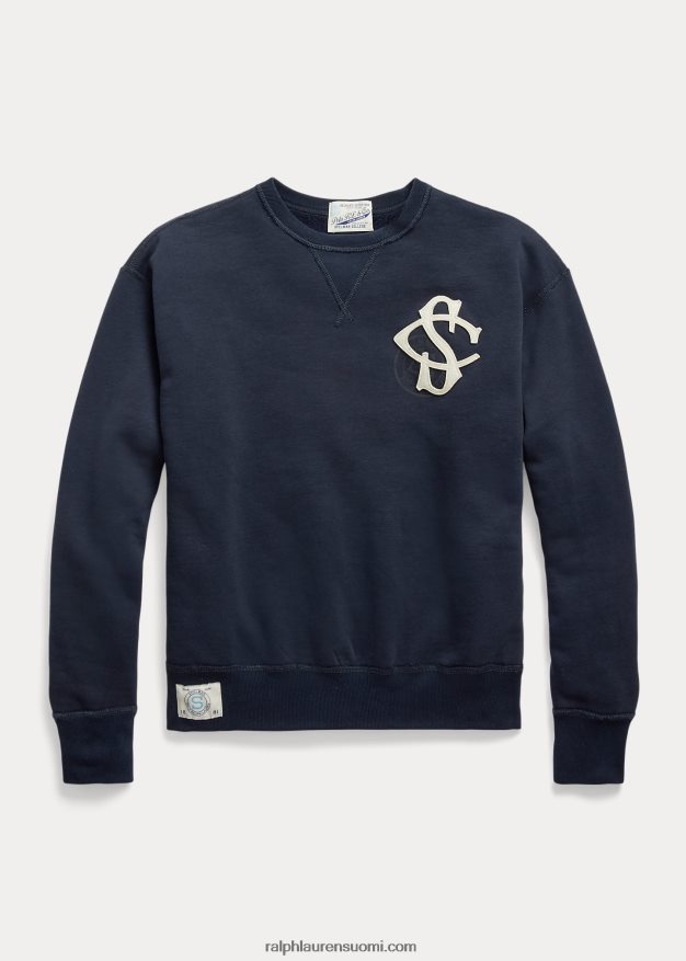 Ralph Lauren naiset spelman malliston patch collegepaita 0Z24ZR3317 lentäjän laivasto