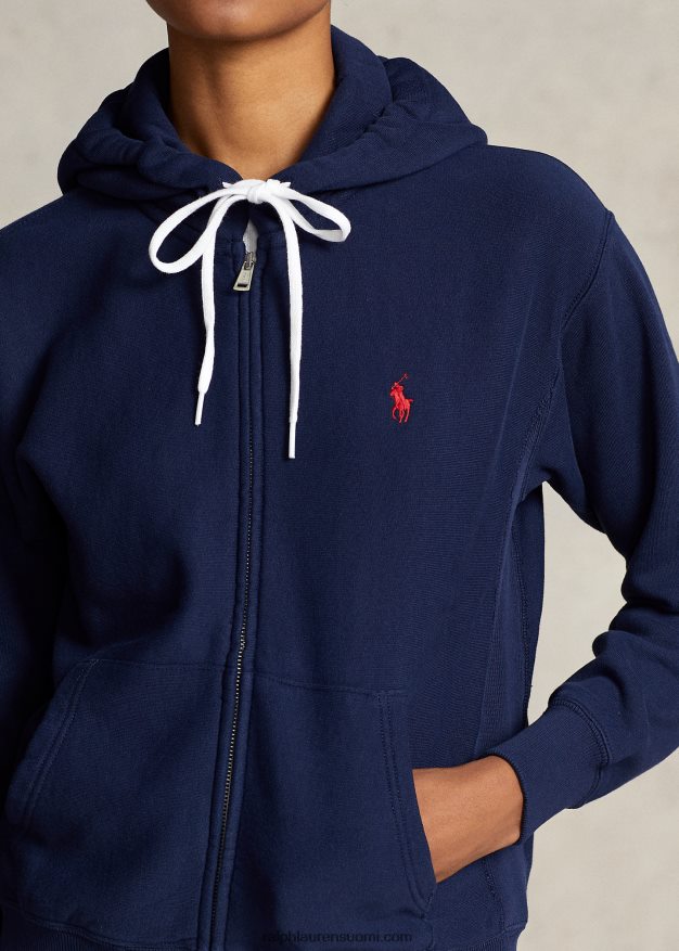 Ralph Lauren naiset täysvetoketjullinen fleecehuppari 0Z24ZR3275 risteilylaivasto