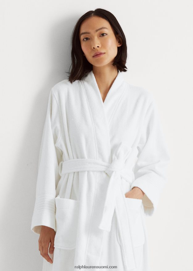 Ralph Lauren naiset mittatilaustyönä puuvillafroteeta 0Z24ZR4225 valkoinen