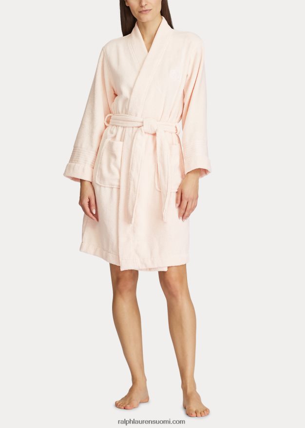 Ralph Lauren naiset puuvillainen froteetakainen 0Z24ZR4252 vaalea pinkki