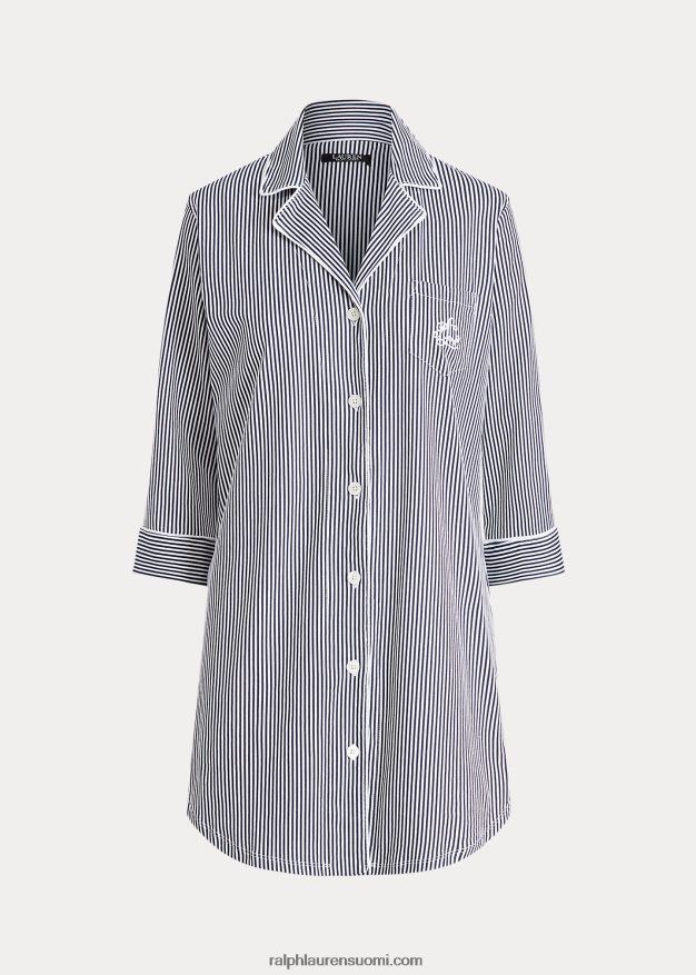 Ralph Lauren naiset puuvillainen unipaita 0Z24ZR4243 laivasto