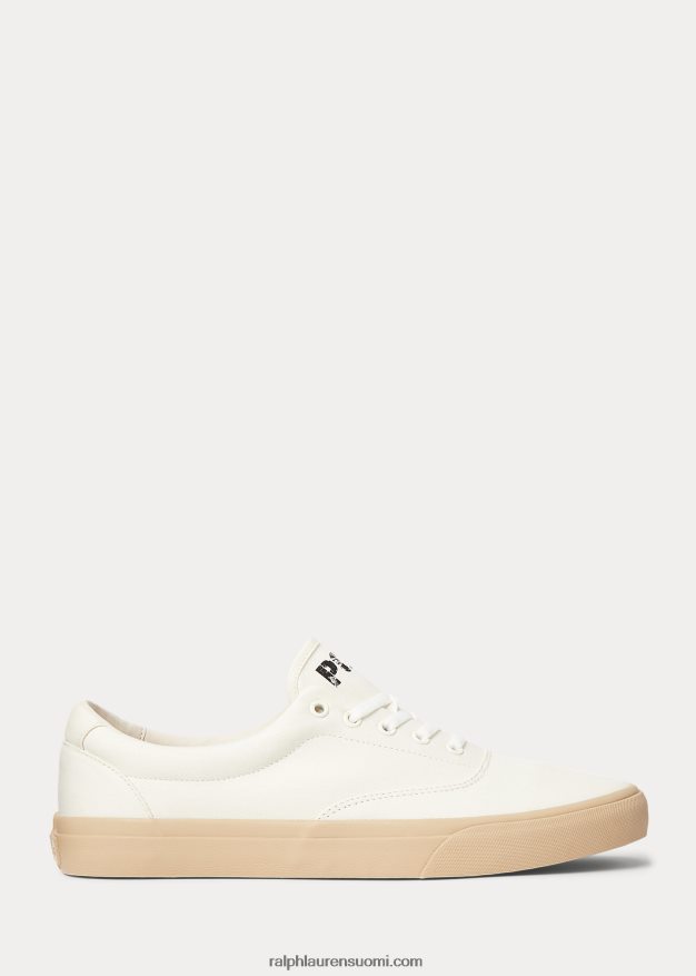 Ralph Lauren sukupuolineutraali Keaton twill unisex tennarit 0Z24ZR2034 luonnonvalkoinen/hiekkadyyni