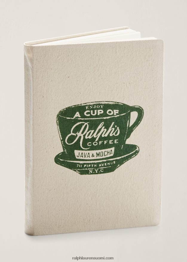 Ralph Lauren sukupuolineutraali kahvipäiväkirja 0Z24ZR2710 valkoinen/vihreä multi