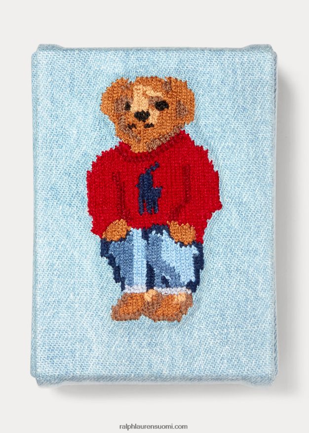 Ralph Lauren sukupuolineutraali poolokarhu korttisetti 0Z24ZR2699 denim