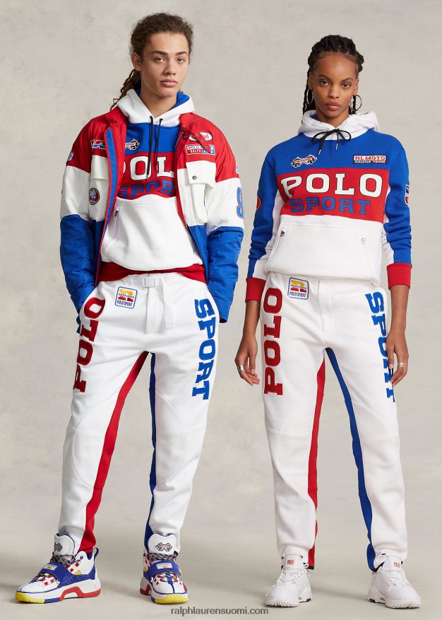 Ralph Lauren sukupuolineutraali Polo Sport -väriset fleecehousut 0Z24ZR126 safiiritähti multi