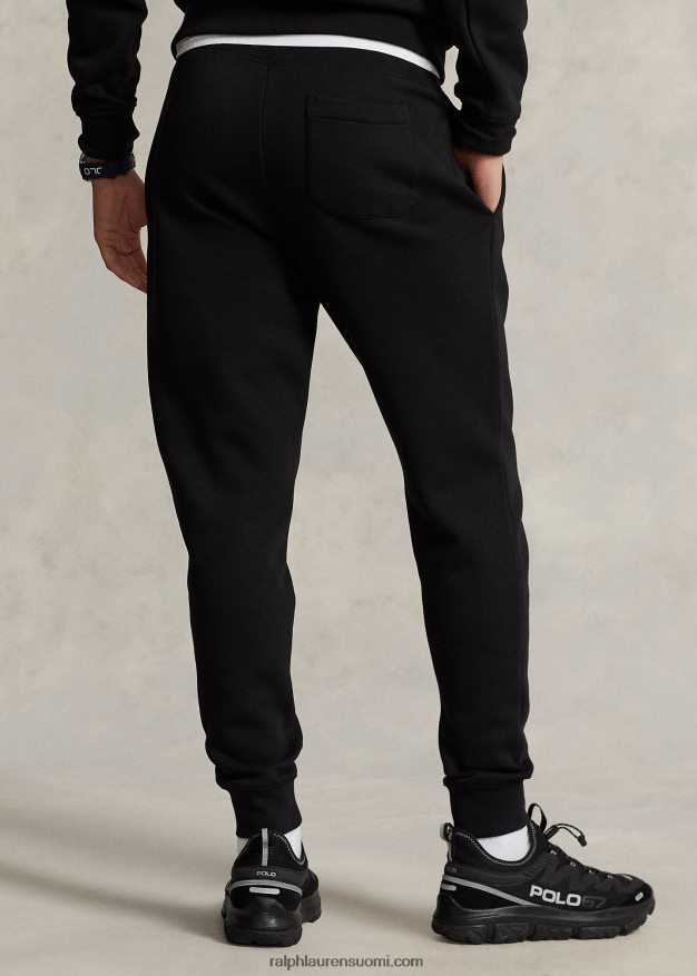 Ralph Lauren sukupuolineutraali polo sport fleece lenkkeilyhousut 0Z24ZR703 musta kulta