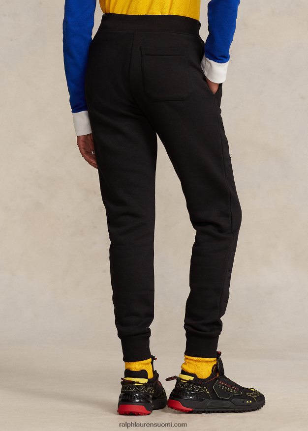 Ralph Lauren sukupuolineutraali polo sport fleece lenkkeilyhousut 0Z24ZR703 musta kulta