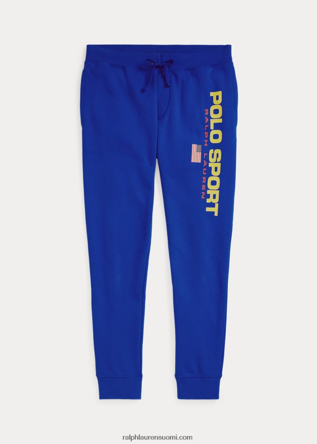 Ralph Lauren sukupuolineutraali polo sport fleece lenkkeilyhousut 0Z24ZR704 safiiri tähti