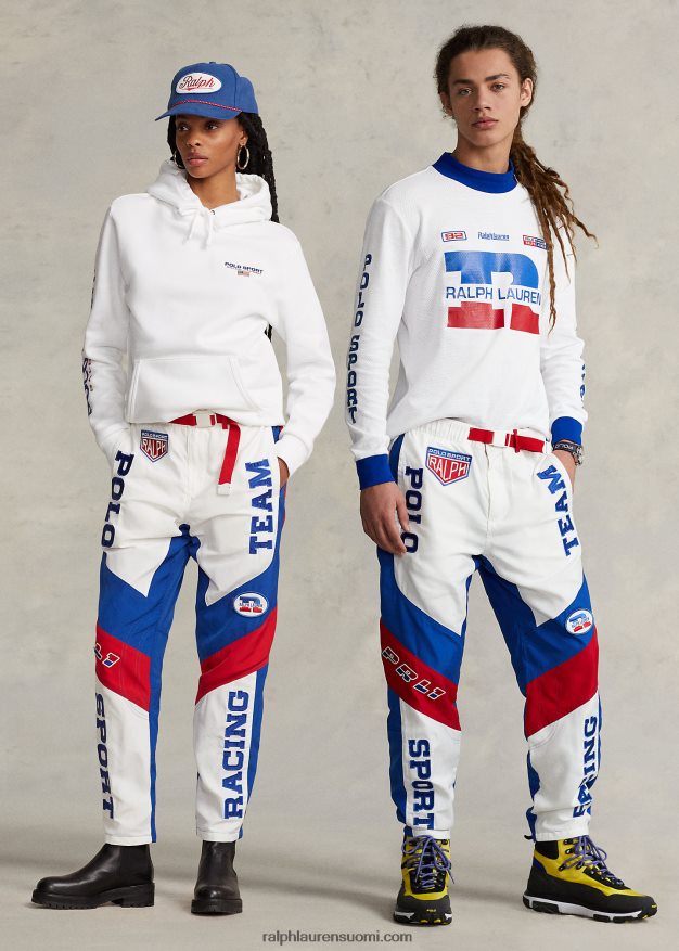 Ralph Lauren sukupuolineutraali polo sport vettä hylkivät housut 0Z24ZR149 kannenpesuaine valkoinen multi
