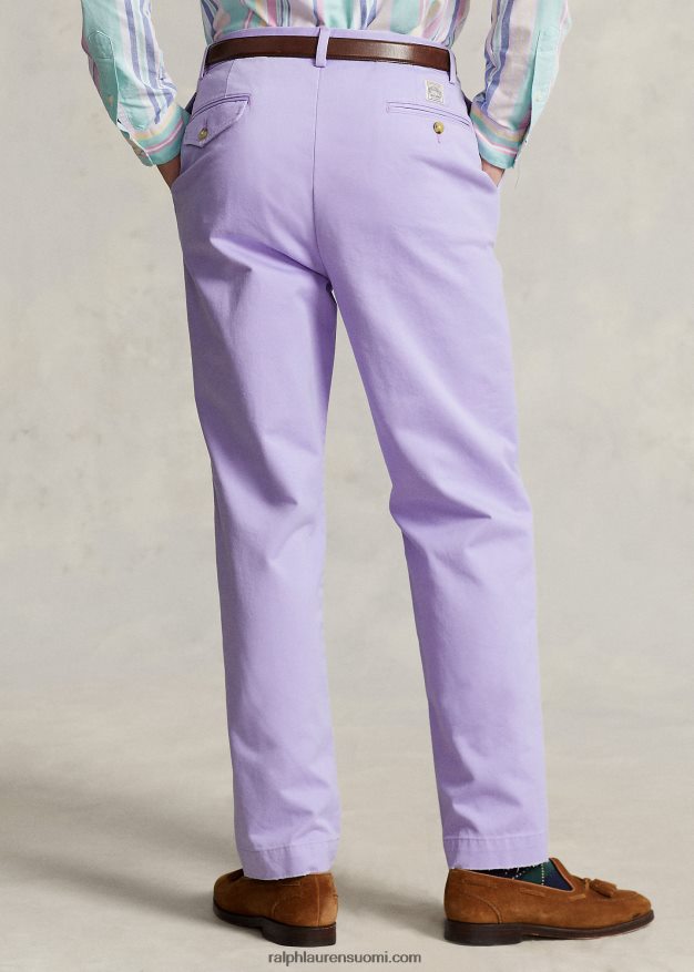 Ralph Lauren sukupuolineutraali whitman rento istuvuus laskostettu chino-housu 0Z24ZR88 taivaan laventeli