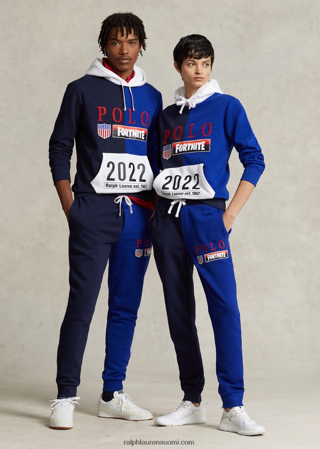sukupuolineutraali polo ralph lauren x fortnite lenkkeilyhousut 0Z24ZR948 Cruise Navy Multi