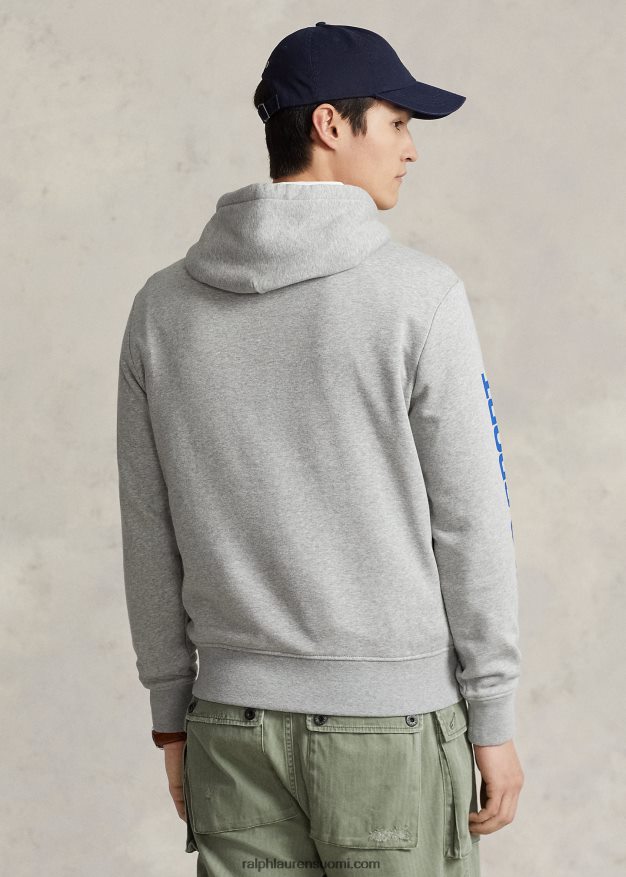 Ralph Lauren sukupuolineutraali polo sport fleecehuppari 0Z24ZR3422 ja päälle kanerva/punainen