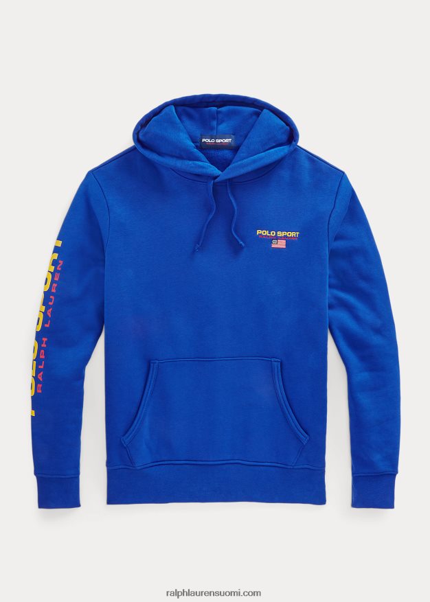 Ralph Lauren sukupuolineutraali polo sport fleecehuppari 0Z24ZR3423 safiiri tähti