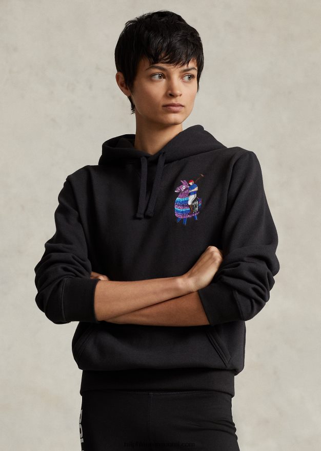 sukupuolineutraali polo ralph lauren x fortnite -huppari 0Z24ZR3429 musta