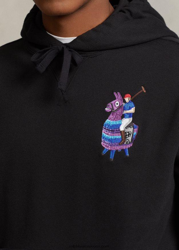 sukupuolineutraali polo ralph lauren x fortnite -huppari 0Z24ZR3429 musta