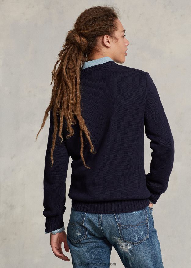 Ralph Lauren sukupuolineutraali ikoninen lippupusero 0Z24ZR3428 laivasto