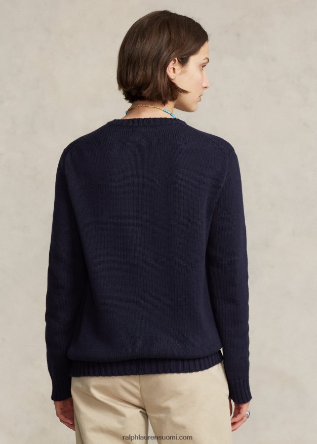 Ralph Lauren sukupuolineutraali ikoninen lippupusero 0Z24ZR3428 laivasto