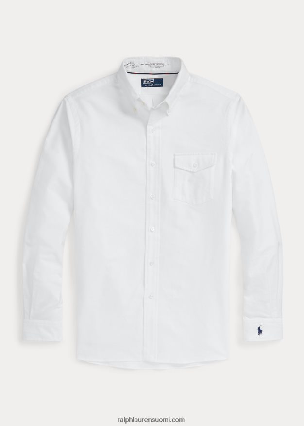 Ralph Lauren sukupuolineutraali räätälöity oxford-paita 0Z24ZR934 valkoinen
