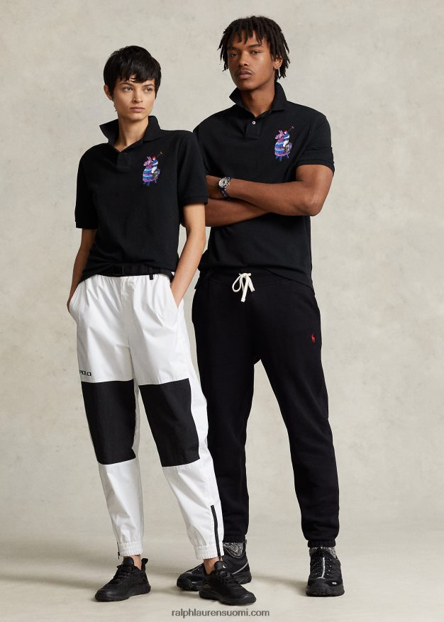 sukupuolineutraali poolo ralph lauren x fortnite poolopaita 0Z24ZR800 musta