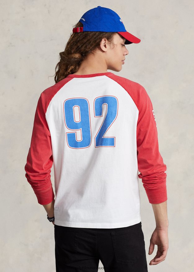 Ralph Lauren sukupuolineutraali mukautettu slim fit polo urheilullinen t-paita 0Z24ZR652 rl 2000 punainen multi