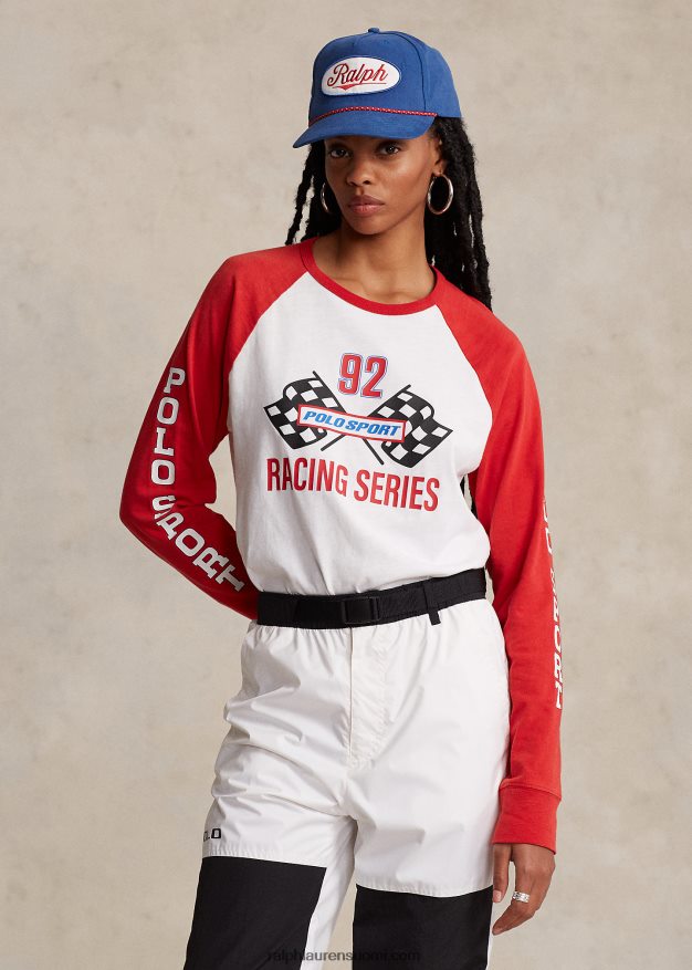 Ralph Lauren sukupuolineutraali mukautettu slim fit polo urheilullinen t-paita 0Z24ZR652 rl 2000 punainen multi