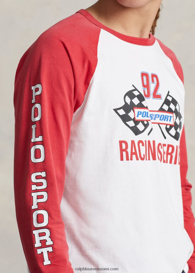 Ralph Lauren sukupuolineutraali mukautettu slim fit polo urheilullinen t-paita 0Z24ZR652 rl 2000 punainen multi