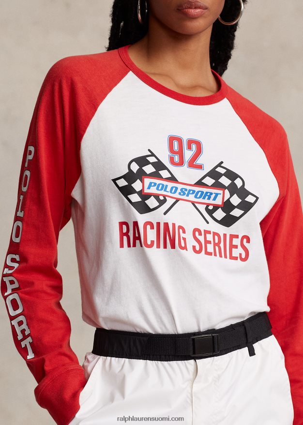 Ralph Lauren sukupuolineutraali mukautettu slim fit polo urheilullinen t-paita 0Z24ZR652 rl 2000 punainen multi