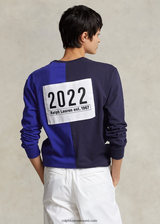 sukupuolineutraali poolo ralph lauren x fortnite t-paita 0Z24ZR493 Cruise Navy Multi