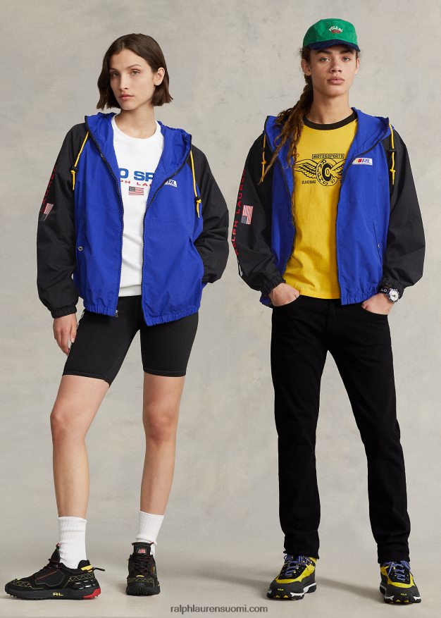 Ralph Lauren sukupuolineutraali polo sport vettä hylkivä takki 0Z24ZR101 safiiritähti multi