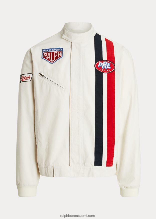 Ralph Lauren sukupuolineutraali polo urheilullinen kilpatakki 0Z24ZR3411 kannenpesuaine valkoinen